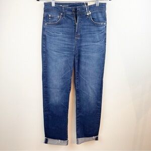 AG-Saige High-Rise Straight Jeans